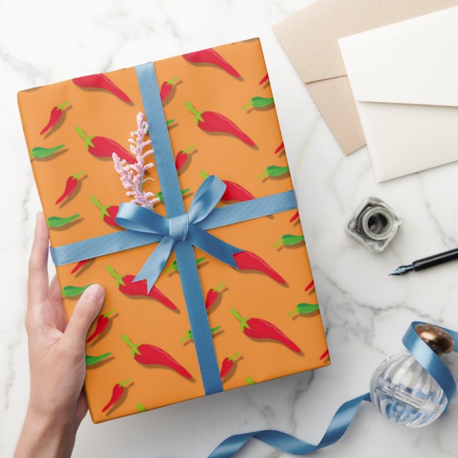 Papier Cadeau Fun mexicaine Fiesta fête motif emballage papier (Cadeaux)