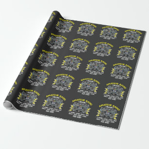 Papier Cadeau Funny Ham Radio Operateur Amateur Radio Définitio