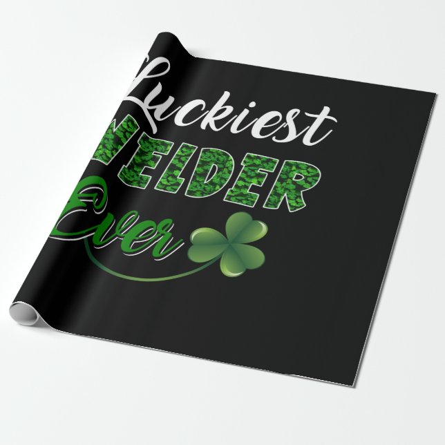 Papier Cadeau Funny Luckiest (Déroulé)