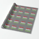 Papier Cadeau Funny Santa's Favorite Realtor Estate Agent Xmas<br><div class="desc">Funny Santa's Favorite Realtor Estate Agent Christmas</div>
