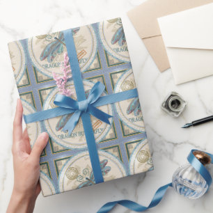Papier Cadeau G Bureau de création libellule