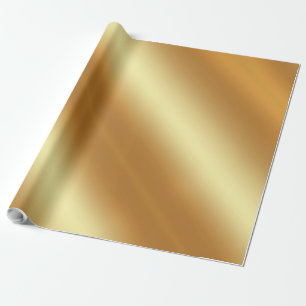 Papier Cadeau Gabarit de luxe en or faux brillant grand cadeau