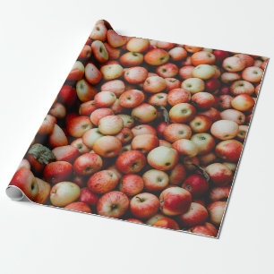 PAPIER CADEAU GALA POMMES