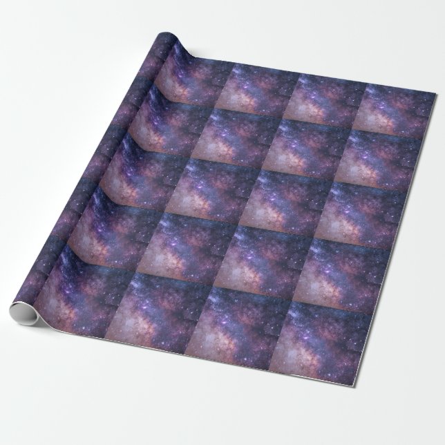 Papier Cadeau Galaxie cool tendance (Déroulé)