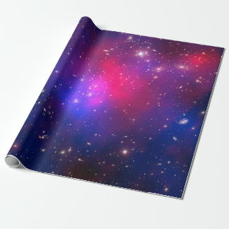 Papier Cadeau Galaxies spatiales Pink Blue Pandora's Cluster NAS