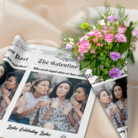 Galentines Day Journal Flower Bouquet Photo