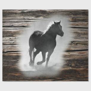 Papier Cadeau Galloping de Wild Horse