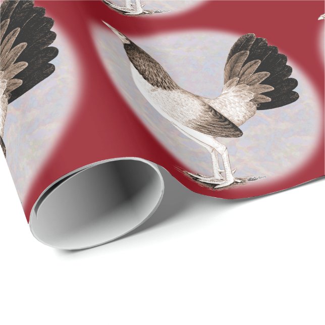 Papier Cadeau Gamecock : Hennie (Coin rond)