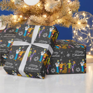 Papier Cadeau Gang de Noël Scooby-Doo Personnalisé