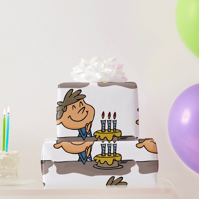 Papier Cadeau Garçon d'anniversaire (Créateur téléchargé)