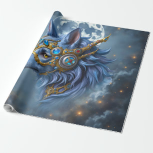Papier Cadeau Gardien au clair de lune du Voile de Saphir.