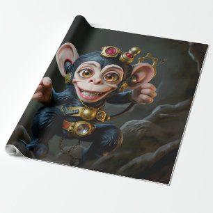 Papier Cadeau Gardien de la grotte à ressorts – Le singe qui mur