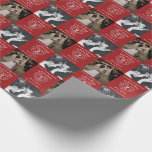 Papier Cadeau Garnet 2e anniversaire du Mariage aperçu photo du<br><div class="desc">Garnet mariage célébrant 2 ans d'anniversaire d'amour ajoutez votre propre papier cadeau d'emballage de deux photos. Célébrant 2 ans d'amour, une simple ligne d'effet de pierre de coeur graphique couleur graphique enveloppement personnalisé. Customisez avec votre propre choix de noms ou de relations, aux photos du couple heureux maintenant et puis...</div>