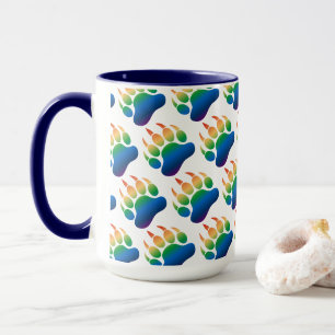 Papier cadeau Gay Bear Pride Bear Paw Tasse