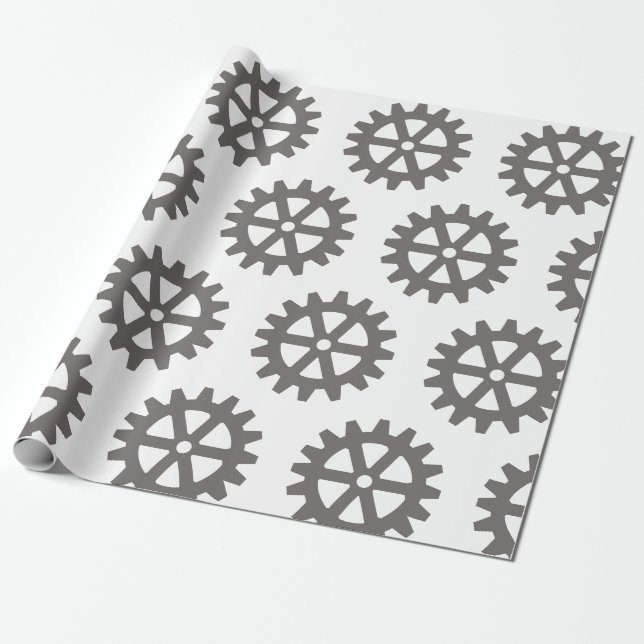 Papier Cadeau Gear de vélos (Déroulé)