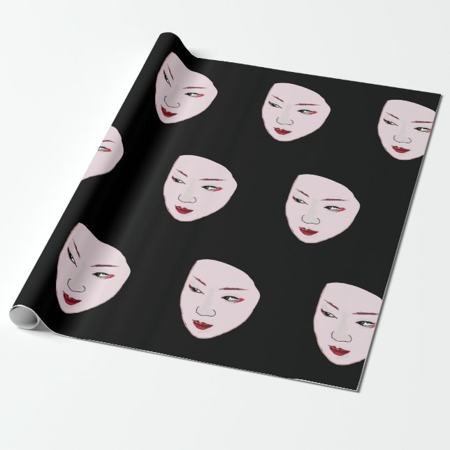 Papier Cadeau Geisha (Déroulé)