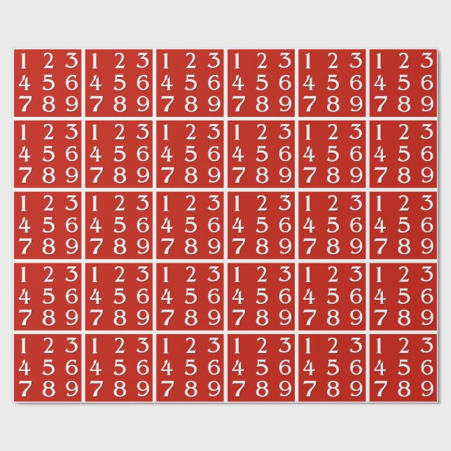 Papier Cadeau Génie de bourgeonnement de maths (Couture)