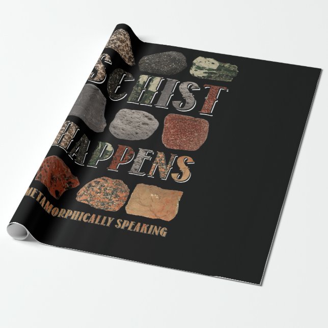 Papier Cadeau Geologist Mineral Geode Rock Collector Geology (Déroulé)