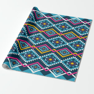 Papier Cadeau Geometric ethnic pattern traditional, vintage illu