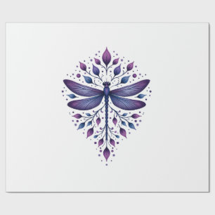 Papier Cadeau Géométrie fractale de méditation Yoga Spirituel Dr