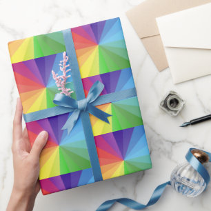 Papier Cadeau Géométrique colorée
