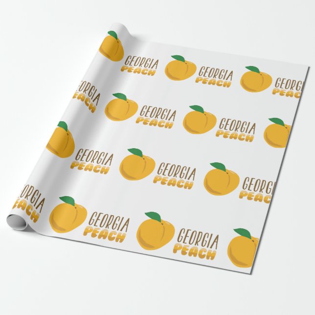 Papier Cadeau Georgie Peaches (Déroulé)