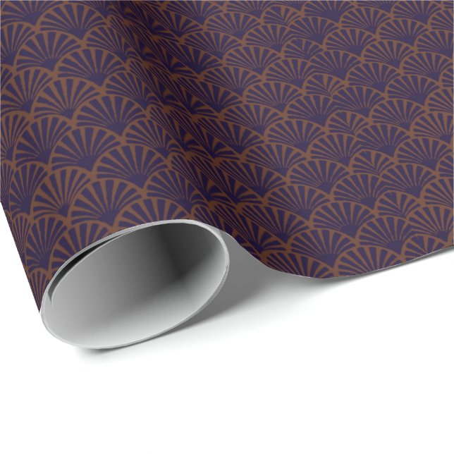 Papier Cadeau Gerbes d'automne (Coin rond)