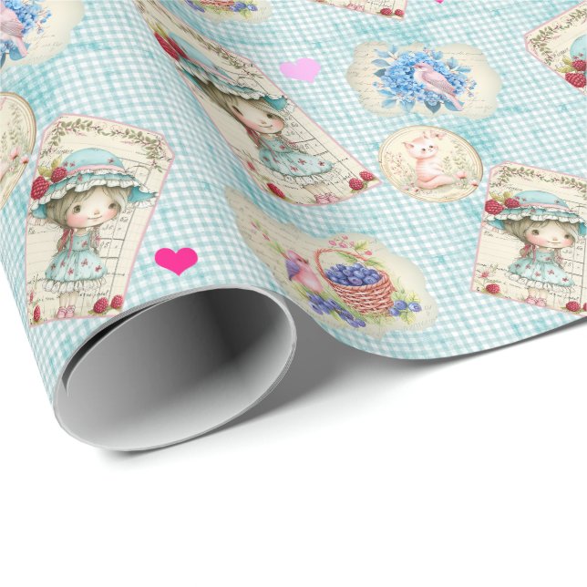 Papier Cadeau Geschenkpapier (Coin rond)