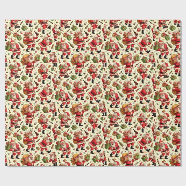 Papier Cadeau Getting into The Holiday Spirit (Plat)