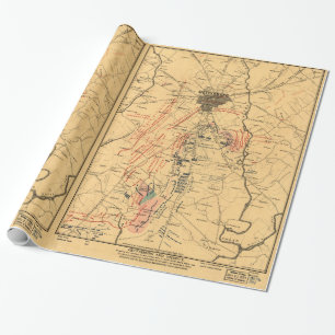 Papier Cadeau Gettysburg et troupe de proximité place le 3