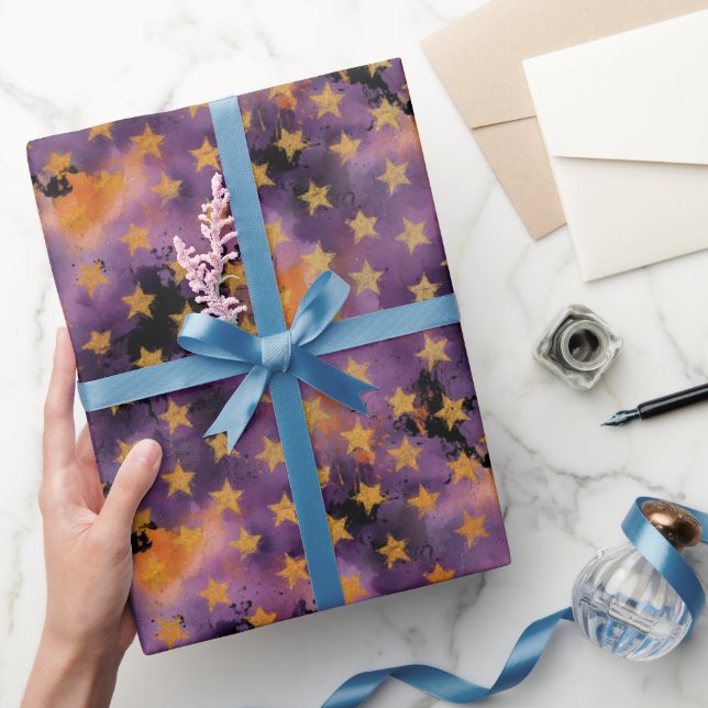 Papier Cadeau Ghoul Halloween Vintage Pattern  (Cadeaux)