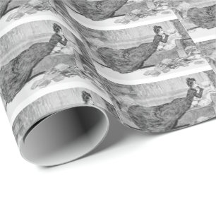 Papier Cadeau Gibson Girl Lecture d'un livre