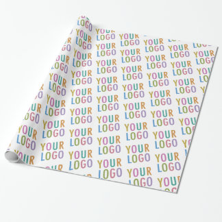 Papier Cadeau Gift Wrapping Paper Roll Custom Business Logo USA