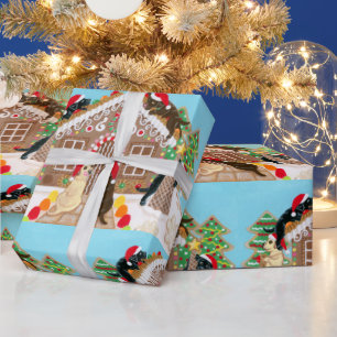 Papier Cadeau Ginger Pread House Labradors Peinture