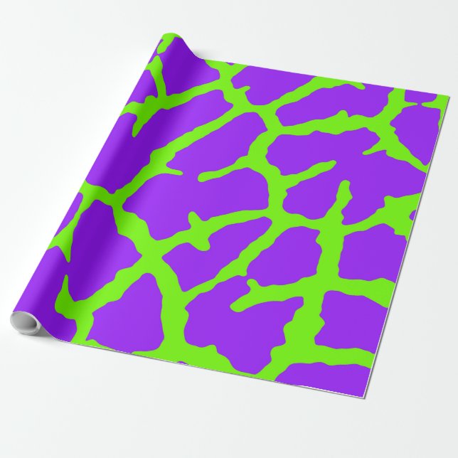 Papier Cadeau Giraffe Imprimer Monnaie Améthyste (Déroulé)