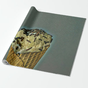 Papier Cadeau glaces vintages