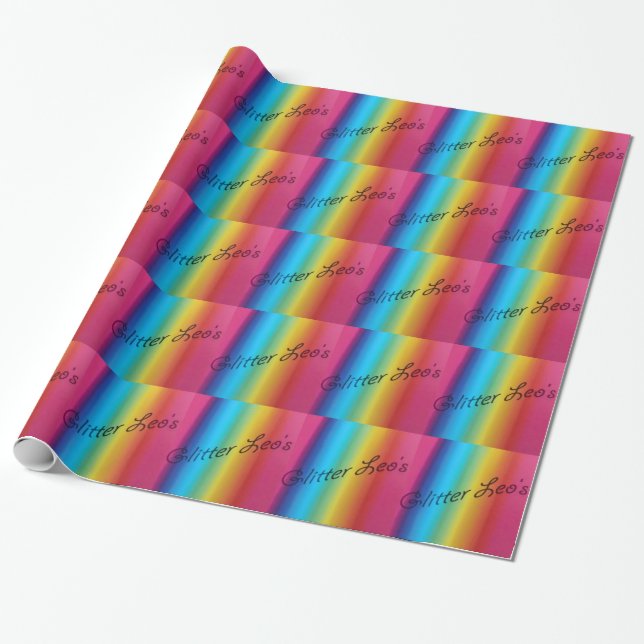 Papier Cadeau Glitter Leo's (Déroulé)