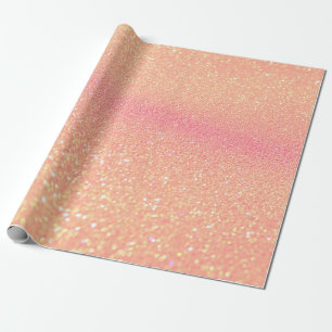 Papier Cadeau Glitter lights on black background. Out-of-focus