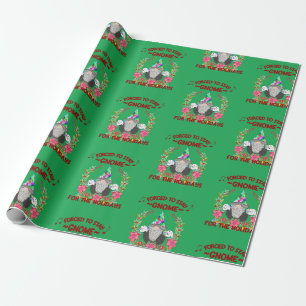 Papier Cadeau Gnome for the Holidays Funny Quarantine Quote