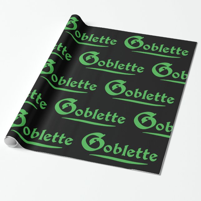 Papier Cadeau Goblette (Déroulé)