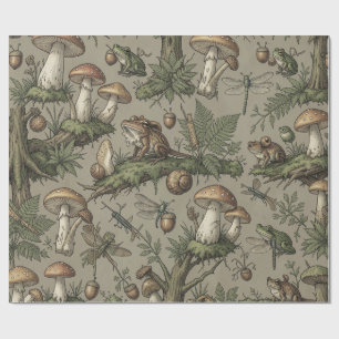 Papier Cadeau Goblincore Forest Wrap