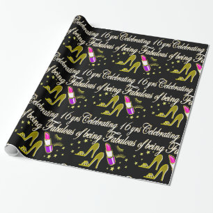 PAPIER CADEAU GOLD 16 ET CONCEPTION DIVA FABULEUSE