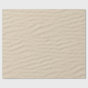 Papier Cadeau Golden Beach Sand Photo-Effet Sable Faux