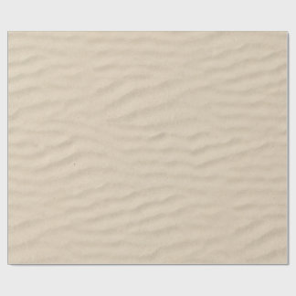 Papier Cadeau Golden Beach Sand Photo-Effet Sable Faux