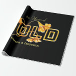 Papier Cadeau Golden Calla Lily 50e anniversaire Mariage Personn<br><div class="desc">Golden Calla Lily 50 ans de mariage Anniversaire Papier d'enveloppement prêt à être customisé à vos spécificités. Huile sur toile par Jan Sinclair. Voir la gamme complète des produits correspondants ici... </div>