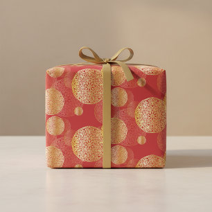 Papier Cadeau Golden Elegant Splendid Oriental Ornamor Motif