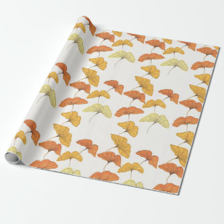 Papier Cadeau Golden Ginkgo