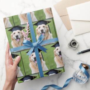 Papier Cadeau Golden Retriever Graduate