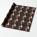 Papier Cadeau Golden Retriever with Santa Clause Christmas<br><div class="desc">Laissez-vous tenter par l'esprit des vacances grâce à notre design de Noël Père Noël et Chien. C'est l'ajout parfait à votre collection festive !</div>