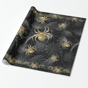 Papier cadeau Golden Spider